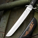 Faca Kenshi Japonês Fulltang Aço D-235 Cabo Madeira Nobre