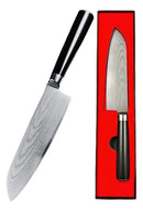 Faca Chef Musashi Damasco 7 Polegadas Aço VG-10
