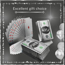 Kit 2 Baralhos Ouro 24k + Prata Poker Truco À Prova D'água
