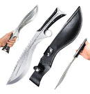 Facão Azteca Mini Machete Liso Aço Inoxidável