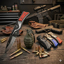 Kit 4 Mini Canivetes Garça Dobrável Para Camping