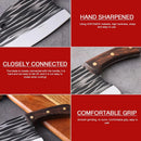 Cutelo Meia Lua Aço Inox 4Cr15Mov Forjado Profissional