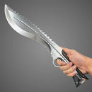 Facão Azteca Mini Machete Liso Aço Inoxidável