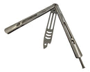 Canivete Borboleta Treino AK1 Inox 24cm Prata