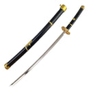 Mini Katana Zoro Roronoa One Piece Espada Wado Ichimonji Colecionável no Blister