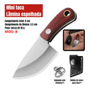Mini Chaveiro Faca Fulltang + Bainha Courino
