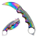 Canivete Curva Retrátil Cobra 8.5cm Aço Inox Fade