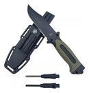 Faca Aço Inox 13,5cm Camping Pesca Cabo Emborrachado