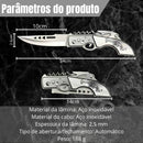 Canivete Dobrável Saca Rolhas Old West