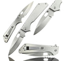 Canivete Matrix Spy Inox 7cm Lâmina Lisa Utilitário
