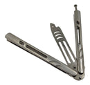 Canivete Borboleta Treino AK1 Inox 24cm Prata