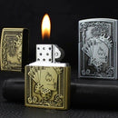 Isqueiro Cassino Premium Metal Vintage Fluido