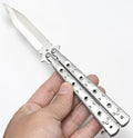 Canivete Borboleta Colorido Aço Inox 22cm - 4 Cores Lançamento