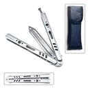 Canivete Treino Borboleta AK-2 Aço Inox Prata 24cm