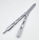 Canivete Treino Borboleta AK-2 Aço Inox Prata 24cm