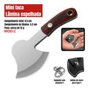 Mini Chaveiro Faca Fulltang + Bainha Courino