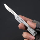 Canivete Navalha Inox Lâmina Removível 5cm