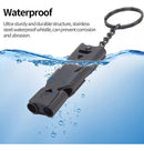 Apito Survivor Emergência Inox 2 Tubos