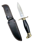 Faca Soviética URSS Lâmina Aço Inox Cabo Detalhado Colecionador