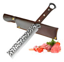 Faca Churrasco 21cm Aço Carbono 5Cr15 Cabo Madeira Fulltang