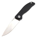 Canivete Shiro EDC Preto Rolamento Esfera D2 G10