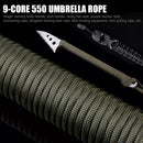 Corda Paracord 550lbs 4mm 9 Filamentos 28m 250kg