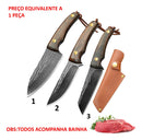 Faca Fulltang Manganês Chef + Bainha
