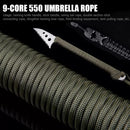 Corda Paracord 550lbs 4mm 9 Filamentos 28m 250kg