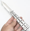 Canivete Borboleta Colorido Aço Inox 22cm - 4 Cores Lançamento