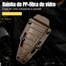 Mini Faca Russa Fulltang 440C + Bainha Secure-X