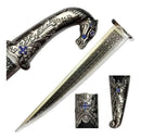 Faca Decorativa Attila Cabeça de Cavalo Líder Hunn