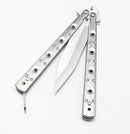 Canivete Borboleta Colorido Aço Inox 22cm - 4 Cores Lançamento