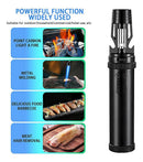 Isqueiro Maçarico Charutos Churrasco Camping + Abridor