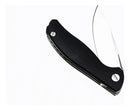 Canivete Shiro EDC Preto Rolamento Esfera D2 G10