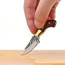 Miniatura Faca Chaveiro Fulltang + Bainha Couro