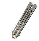 Canivete Borboleta Treino AK1 Inox 24cm Prata