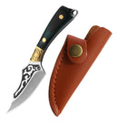 Miniatura Faca Chaveiro Fulltang + Bainha Couro LR