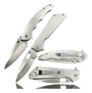 Canivete Matrix Spy Inox 7cm Lâmina Lisa Utilitário
