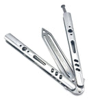Canivete Treino Borboleta AK-2 Aço Inox Prata 24cm