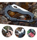 Canivete Mosquetão 6x1 Acampamento Caminhada