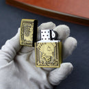 Isqueiro Cassino Premium Metal Vintage Fluido