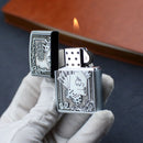 Isqueiro Cassino Premium Metal Vintage Fluido