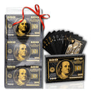 Kit 3 Baralhos Dollar Black Poker Truco