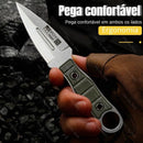 Mini Faca Russa Fulltang 440C + Bainha Secure-X