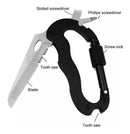 Canivete Mosquetão 6x1 Acampamento Caminhada