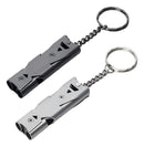 Apito Survivor Emergência Inox 2 Tubos