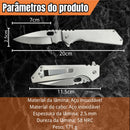 Canivete Matrix Spy Inox 7cm Lâmina Lisa Utilitário