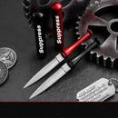 Mini Canivete Chaveiro ou Corrente Bastão Inox
