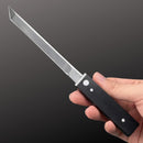 Faca Japonesa OheyO Premium Aço Inox Cabo Ébano Negra para Culinária e Uso Diário