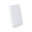 Power Bank Compacto Carregamento Fio Magnético 5000mAh MAX-0555 Branco